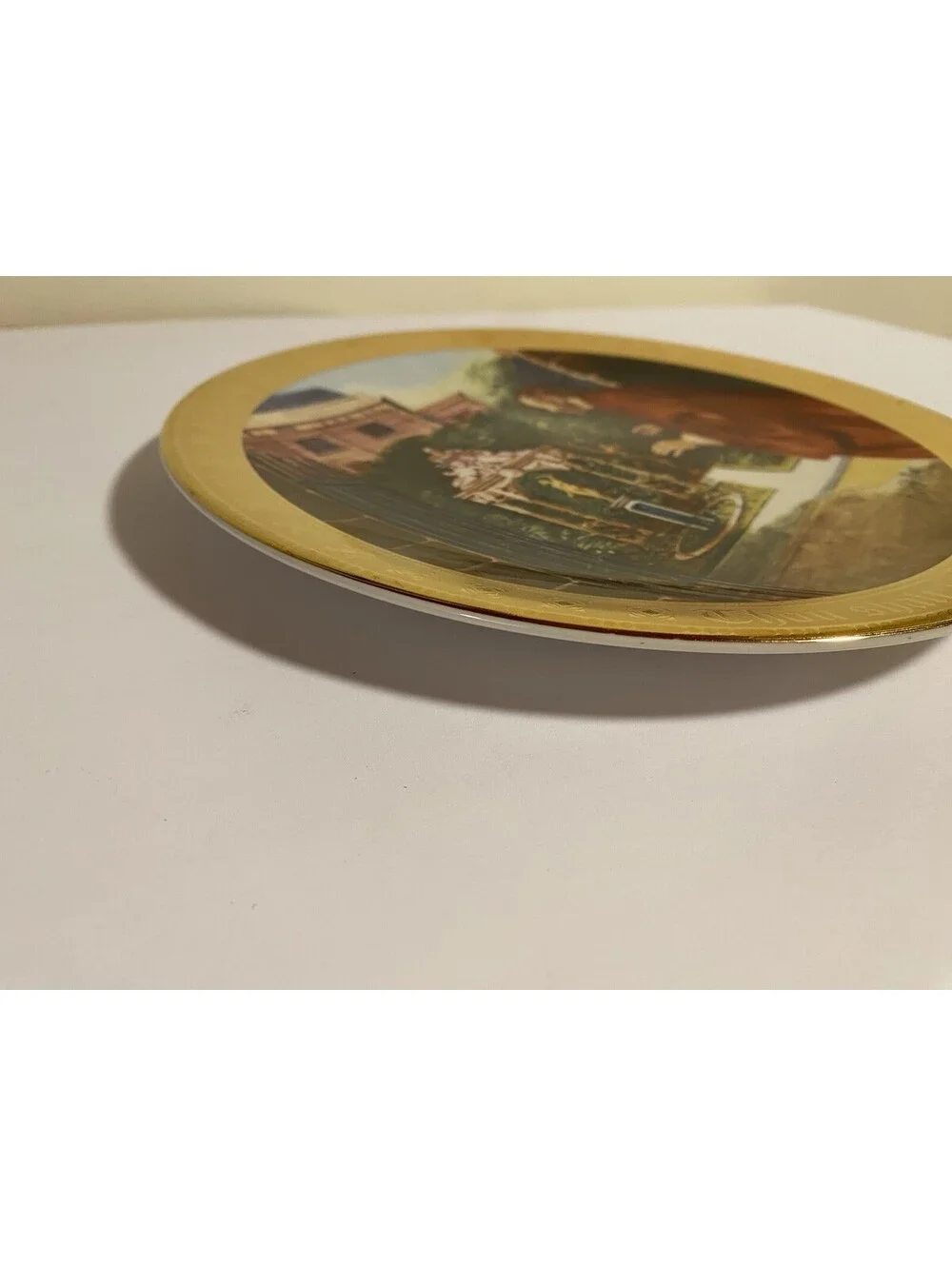 Danbury Mint, The Ten Commandments Plate Collection, 24K Gold, Tenth Commandment
